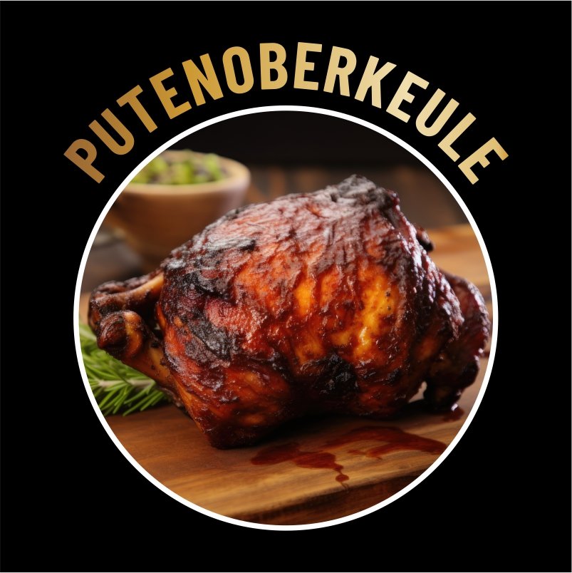 Gegrillte Putenoberkeule